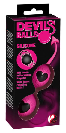 Вагинальные шарики в силиконовой оболочке Devils Balls  