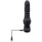 Черный массажер простаты Adams Warming &amp; Rotating Prostate Thruster - 15,3 см. 