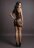 Пикантное мини-платье с кружевным рисунком Criss Cross Neck Mini Dress 