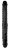 Черный двухсторонний спиралевидный фаллоимитатор - 43 см. 