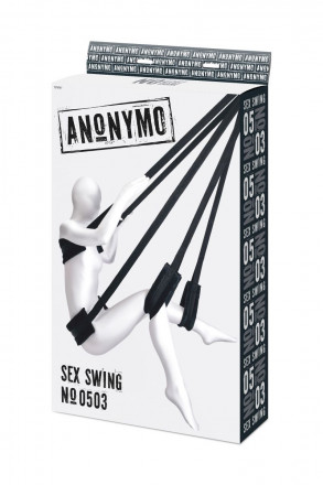 Черные секс-качели Anonymo №0503 