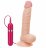 Телесный вибратор-реалистик на присоске G-GIRL STYLE 8INCH VIBRATING DONG - 20,3 см. 