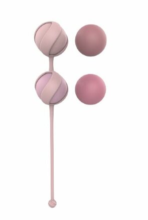 Набор из 4 розовых вагинальных шариков Valkyrie 