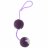 Фиолетово-белые вагинальные шарики со смещенным центром тяжести 