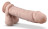 Телесный вибратор-реалистик Dr. Beckham 7.5 Inch Thumping Dildo with Remote Control - 19 см. 