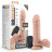 Телесный вибратор-реалистик Dr. Beckham 7.5 Inch Thumping Dildo with Remote Control - 19 см. 
