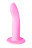 Розовый нереалистичный дилдо Stray - 16,6 см. 