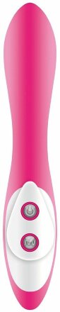 Розовый вибростимулятор простаты LArque Prostate Massager - 17,8 см. 