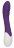 Фиолетовый вибратор Frenzy с функцией нагрева - 20,8 см. 