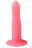 Розовый, светящийся в темноте стимулятор Light Keeper - 13,3 см. 