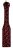 Красно-черная шлепалка Luxury Paddle - 31,5 см. 