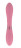 Розовый вибратор-кролик Indeep Malena - 21,5 см. 