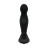 Черный вибростимулятор простаты Adam s Rotating P-spot Massager - 14,2 см. 