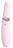 Нежно-розовый вибромассажер MIISS CC с мембранным стимулятором - 18,5 см. 