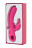 Розовый вибромассажер SMON №1 с бугорками - 21,5 см. 