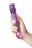 Фиолетовый вибратор High-Tech fantasy с клиторальным лепестком - 21 см. 
