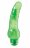 Зелёный гелевый вибратор JELLY JOY 7INCH 10 RHYTHMS GREEN - 17,5 см. 