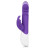 Фиолетовый пульсирующий вибромассажер G-Spot Thrusting Rabbit - 24 см. 
