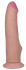 Фаллоимитатор HUMAN STYLE 7,3" с бугорком - 18,5 см.