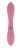 Розовый вибратор-кролик Indeep Theona - 21,5 см. 