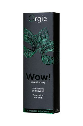 Оральный спрей Orgie WOW! Blowjob Spray с охлаждающим и возбуждающим эффектом - 10 мл. 