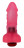 Розовый гелевый вибратор-реалистик - 16,5 см. 