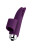 Фиолетовая вибронасадка на палец JOS Tessy - 9,5 см. 