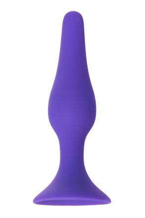 Фиолетовая анальная пробка - 11,3 см. 