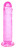 Розовый фаллоимитатор Distortion - 18 см. 