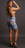 Юбка в сеточку с завышенной талией и украшение на грудь High-waist Fishnet Skirt &amp; Dazzling Sticker 