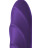 Фиолетовый вибратор Mystim Sassy Simon - 27 см. 