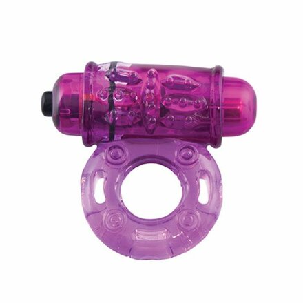 Фиолетовое эрекционное виброкольцо OWOW PURPLE 