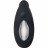 Черный вибростимулятор простаты Adam s Vibrating Triple Probe - 12,1 см. 