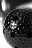 Черный кляп-шарик с отверстиями на регулируемом ремешке  