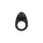 Черное эрекционное кольцо с вибрацией Night Rider 
