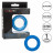 Синее эрекционное кольцо Link Up Ultra-Soft Max 