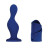 Мужской набор в синем цвете In s &amp; Out s: вибромастурбатор и анальный плаг 