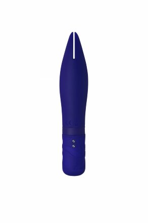 Синий мини-вибратор BonBon’s Powerful Spear - 15,2 см. 