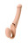 Телесный безремневой вибрострапон Silicone Bendable Strap-On M 
