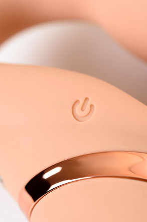 Телесный безремневой вибрострапон Silicone Bendable Strap-On M 