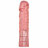 Розовая фаллическая насадка Vac-U-Lock 8&quot; Crystal Jellies Dong - 20,3 см.