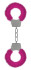 Розовые пушистые наручники OUCH! Pink