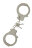 Металлические наручники с ключиками LARGE METAL HANDCUFFS WITH KEYS 