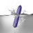 Фиолетовая вибропуля Berri Licious - 9 см. 