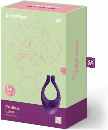 Фиолетовый многофункциональный стимулятор для пар Satisfyer Partner Multifun 1 