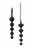 Набор из 2 чёрных анальных цепочек Satisfyer Beads 