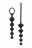 Набор из 2 чёрных анальных цепочек Satisfyer Beads 